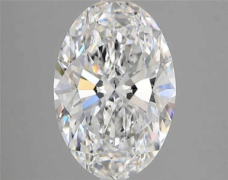3.00ct Oval Lab Grown Diamond (Colour D, Clarity VVS2, IGI Certified)