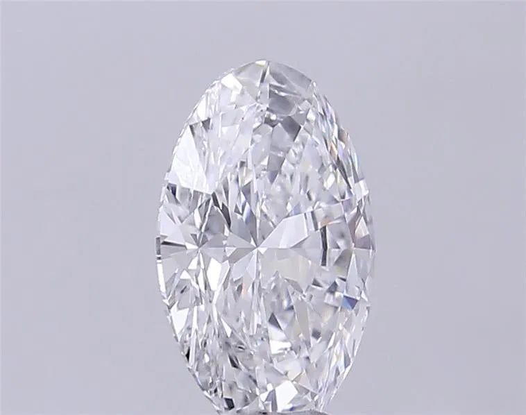 3.00ct Oval Lab Grown Diamond (Colour D, Clarity VVS2, IGI Certified)