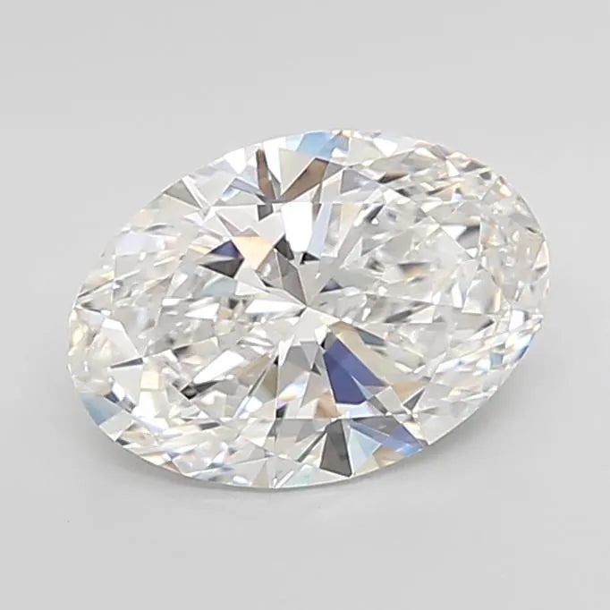 3.00ct Oval Lab Grown Diamond (Colour E, Clarity IF, IGI Certified)