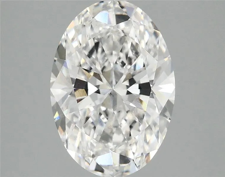 3.00ct Oval Lab Grown Diamond (Colour E, Clarity VS2, IGI Certified)