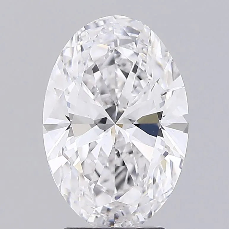 3.00ct Oval Lab Grown Diamond (Colour E, Clarity VVS2, IGI Certified)