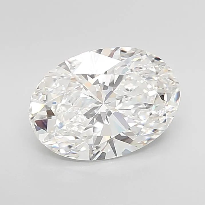 3.00ct Oval Lab Grown Diamond (Colour E, Clarity VVS2, IGI Certified)