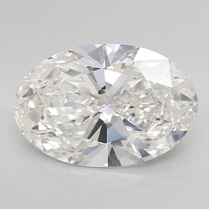 3.00ct Oval Lab Grown Diamond (Colour F, Clarity IF, IGI Certified)