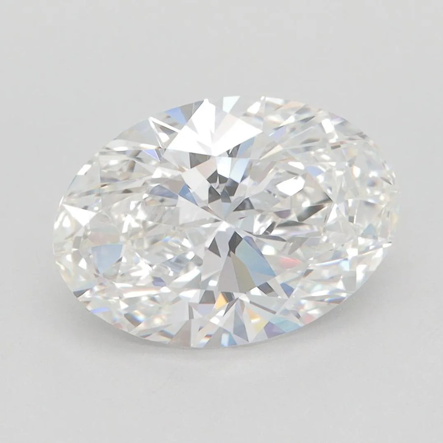 3.00ct Oval Lab Grown Diamond (Colour F, Clarity IF, IGI Certified)