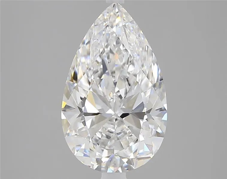 3.00ct Pear Lab Grown Diamond (Colour D, Clarity IF, IGI Certified)