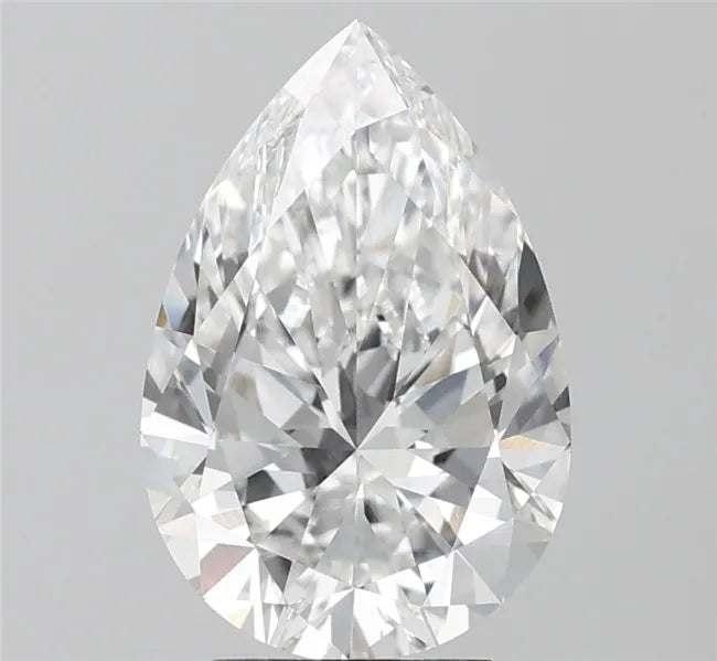 3.00ct Pear Lab Grown Diamond (Colour D, Clarity VVS1, IGI Certified)