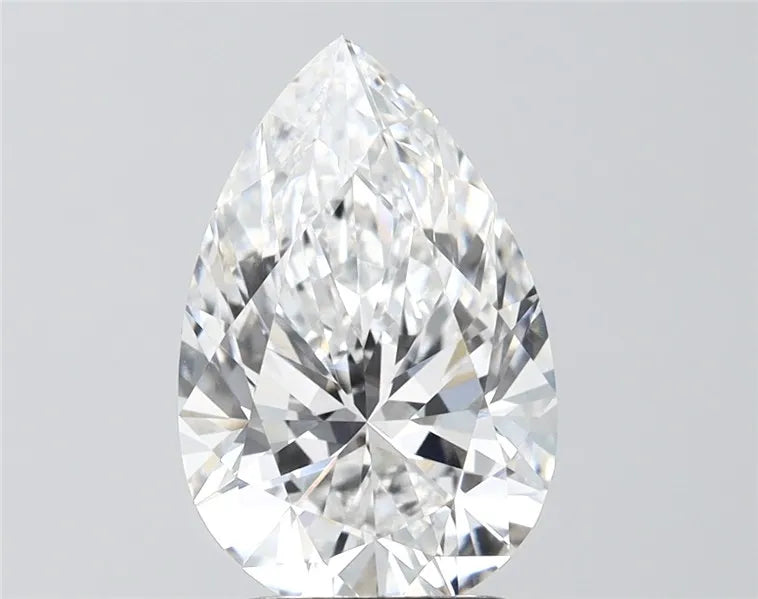 3.00ct Pear Lab Grown Diamond (Colour E, Clarity VVS2, IGI Certified)