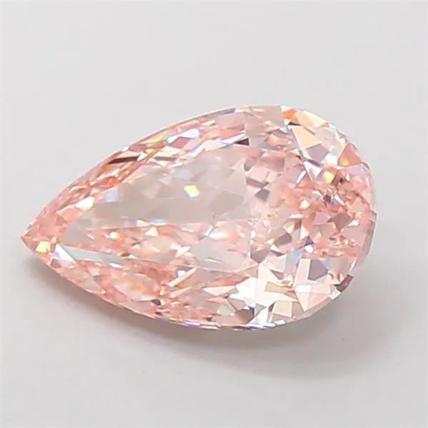 3.00ct Pear Lab Grown Diamond (Colour Fancy Intense Pink, Clarity VS1, IGI Certified)