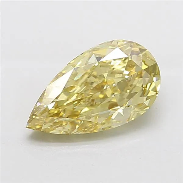 3.00ct Pear Lab Grown Diamond (Colour Fancy Intense Yellow, Clarity VVS2, IGI Certified)