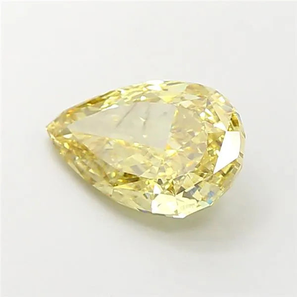 3.00ct Pear Lab Grown Diamond (Colour Fancy Light Yellow, Clarity VS1, Uncertified)