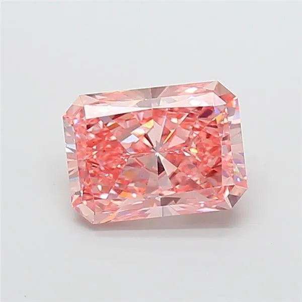 3.00ct Radiant Lab Grown Diamond (Colour Fancy Vivid Pink, Clarity VS1, IGI Certified)