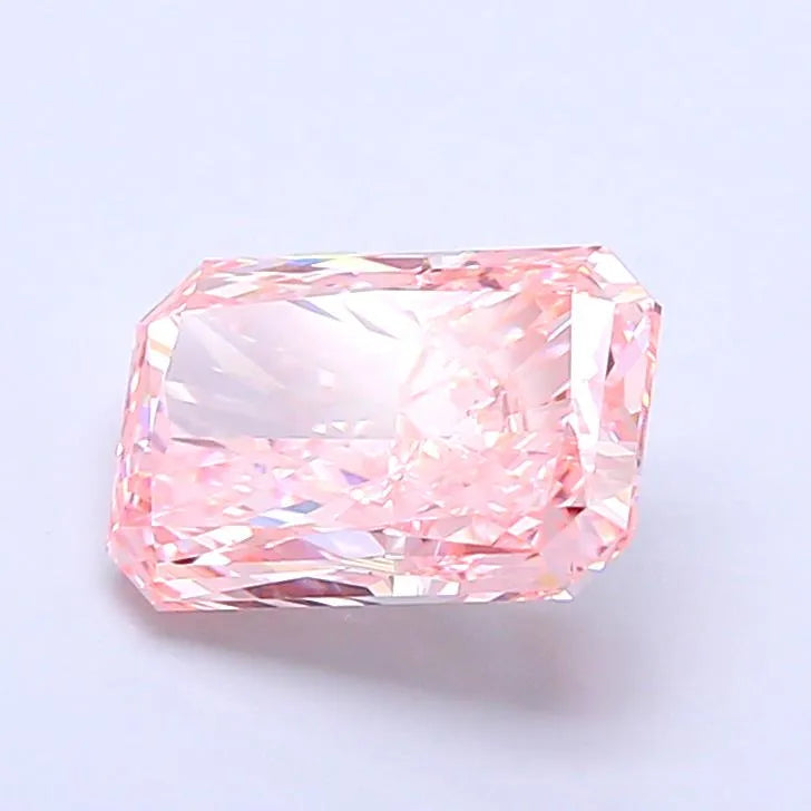 3.00ct Radiant Lab Grown Diamond (Colour Fancy Vivid Pink, Clarity VVS2, IGI Certified)