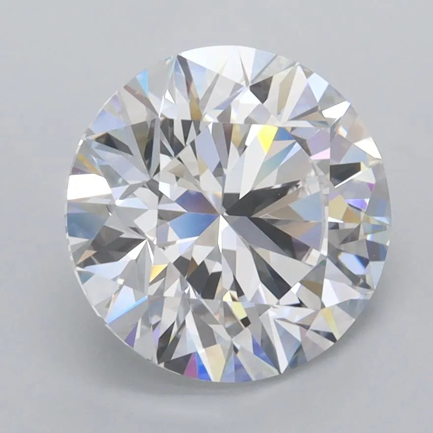 3.00ct Round Lab Grown Diamond (Colour D, Clarity FL, Cut ID, IGI Certified)