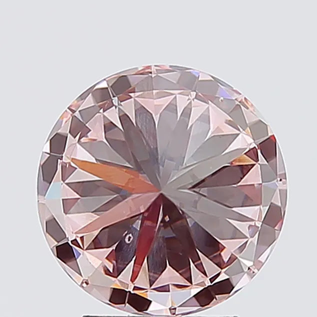 3.00ct Round Lab Grown Diamond (Colour Fancy Intense Pink, Clarity SI1, Cut VG, IGI Certified)