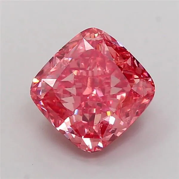 3.01ct Cushion brilliant Lab Grown Diamond (Colour Fancy Vivid Pink, Clarity VS1, Uncertified)