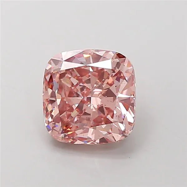 3.01ct Cushion modified Lab Grown Diamond (Colour Fancy Intense Pink, Clarity SI1, IGI Certified)