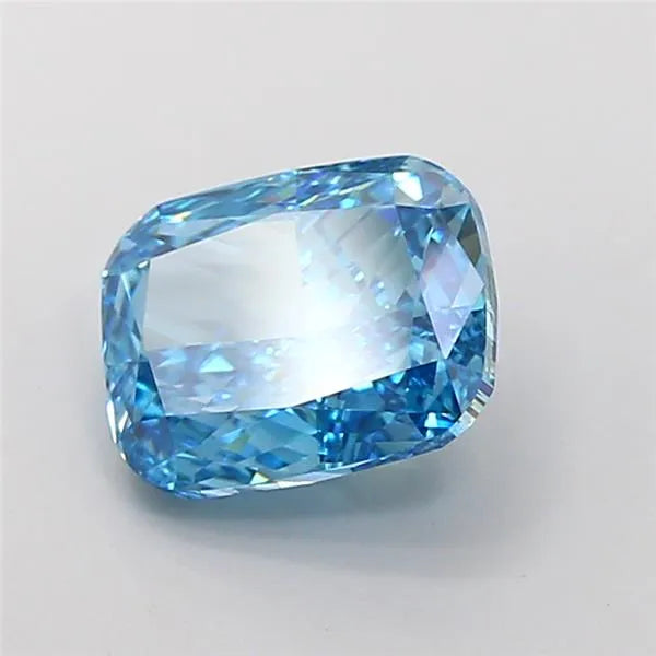 3.01ct Cushion modified Lab Grown Diamond (Colour Fancy Vivid Blue, Clarity VVS2, IGI Certified)
