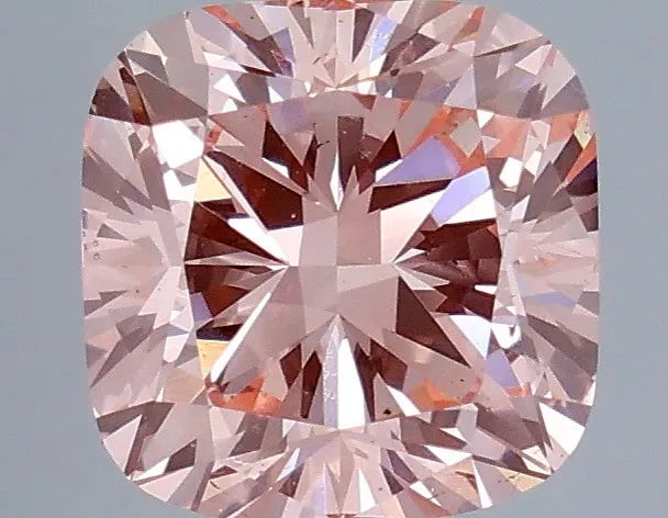 3.01ct Cushion modified Lab Grown Diamond (Colour Fancy Vivid Pink, Clarity SI1, IGI Certified)