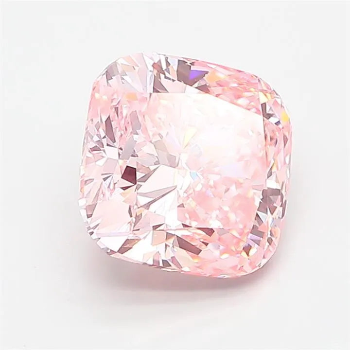 3.01ct Cushion modified Lab Grown Diamond (Colour Fancy Vivid Pink, Clarity VS1, IGI Certified)