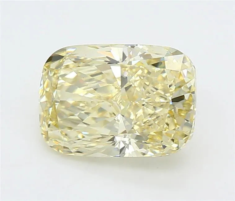 3.01ct Cushion modified Lab Grown Diamond (Colour Fancy Yellow, Clarity VS1, IGI Certified)