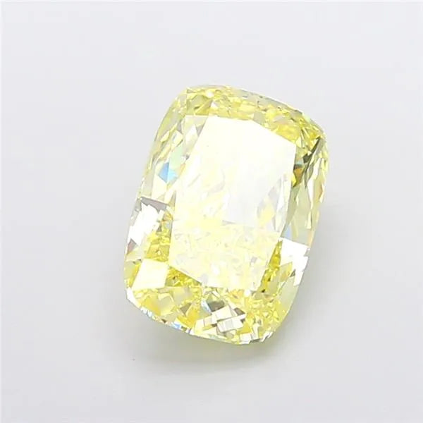 3.01ct Cushion modified Lab Grown Diamond (Colour Fancy Yellow, Clarity VVS2, IGI Certified)