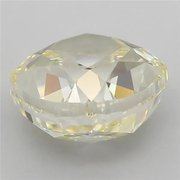 3.01ct Cushion modified Natural Diamond (Colour Fancy Light Yellow, Clarity VVS2, GIA Certified)