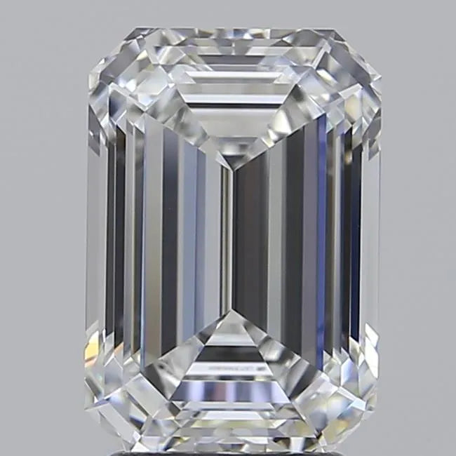 3.01ct Emerald Lab Grown Diamond (Colour E, Clarity IF, IGI Certified)