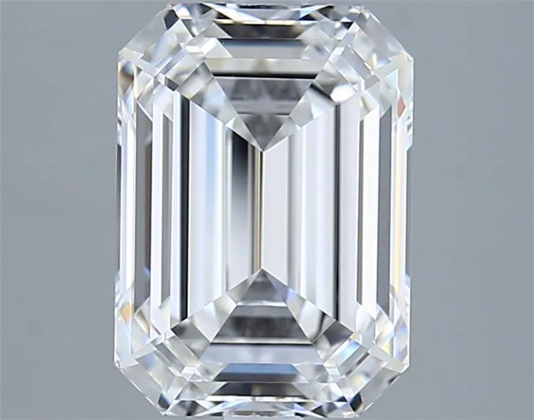 3.01ct Emerald Lab Grown Diamond (Colour F, Clarity VVS1, GIA Certified)