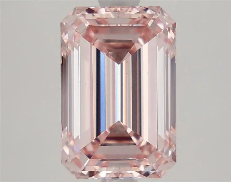 3.01ct Emerald Lab Grown Diamond (Colour Fancy Pink, Clarity VS1, IGI Certified)