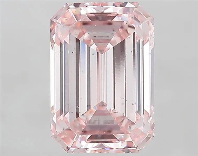 3.01ct Emerald Lab Grown Diamond (Colour Fancy Pink, Clarity VS2, IGI Certified)