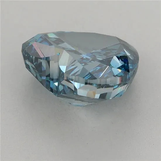 3.01ct Heart Lab Grown Diamond (Colour Fancy Vivid Blue, Clarity VVS2, IGI Certified)