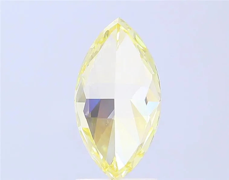 3.01ct Marquise Lab Grown Diamond (Colour Fancy Intense Yellow, Clarity VVS2, IGI Certified)