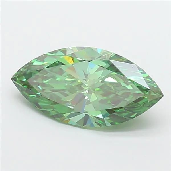 3.01ct Marquise Lab Grown Diamond (Colour Fancy Vivid Green, Clarity VS2, IGI Certified)