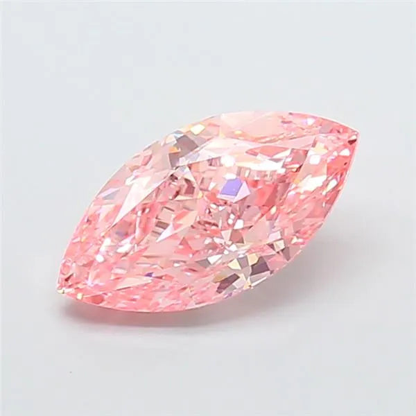 3.01ct Marquise Lab Grown Diamond (Colour Fancy Vivid Pink, Clarity VVS2, IGI Certified)