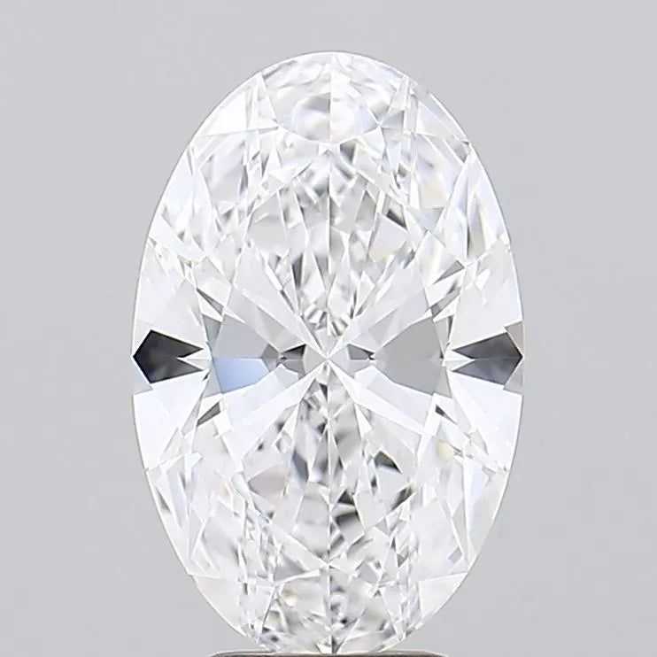 3.01ct Oval Lab Grown Diamond (Colour D, Clarity IF, IGI Certified)