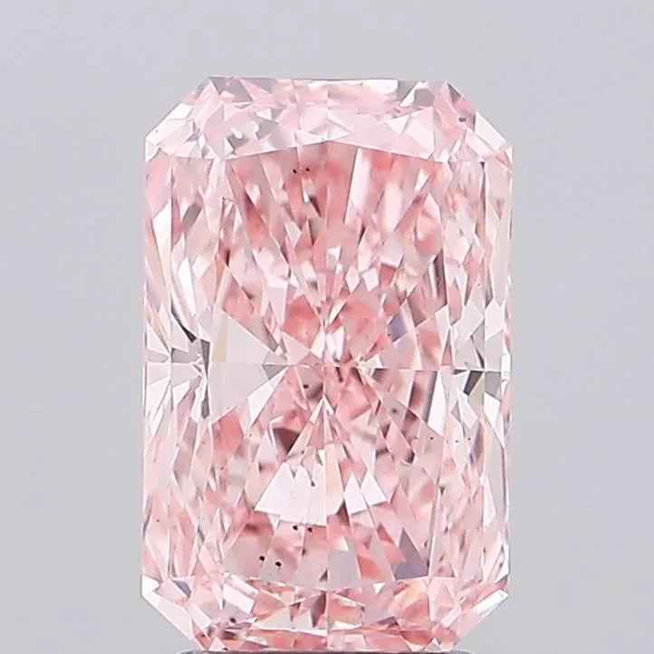3.01ct Oval Lab Grown Diamond (Colour Fancy Vivid Pink, Clarity VS1, IGI Certified)