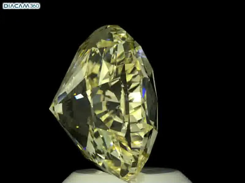 3.01ct Oval Natural Diamond (Colour Fancy Light Yellow, Clarity IF, GIA Certified)