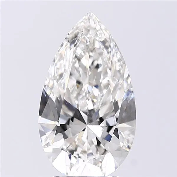3.01ct Pear Lab Grown Diamond (Colour G, Clarity SI1, IGI Certified)