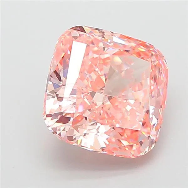 3.02ct Cushion modified Lab Grown Diamond (Colour Fancy Intense Pink, Clarity VS1, IGI Certified)