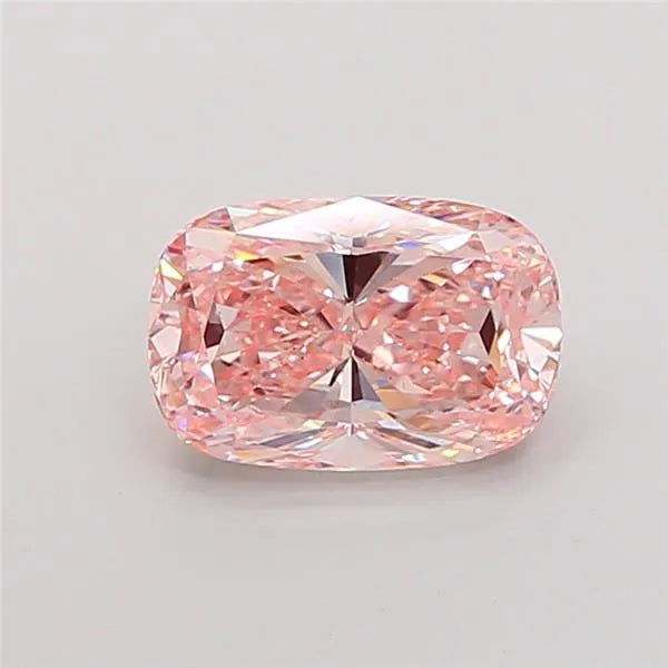 3.02ct Cushion modified Lab Grown Diamond (Colour Fancy Intense Pink, Clarity VS2, IGI Certified)