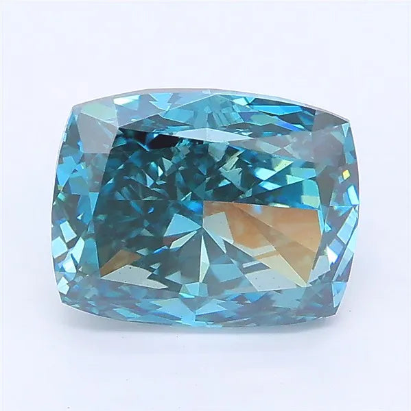 3.02ct Cushion modified Lab Grown Diamond (Colour Fancy Vivid Blue, Clarity VS2, IGI Certified)