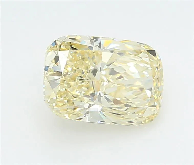 3.02ct Cushion modified Lab Grown Diamond (Colour Fancy Yellow, Clarity VS1, IGI Certified)