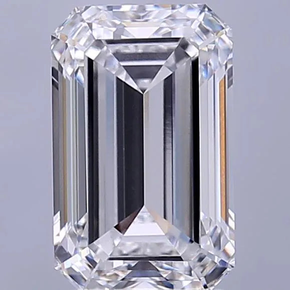 3.02ct Emerald Lab Grown Diamond (Colour D, Clarity VVS1, IGI Certified)