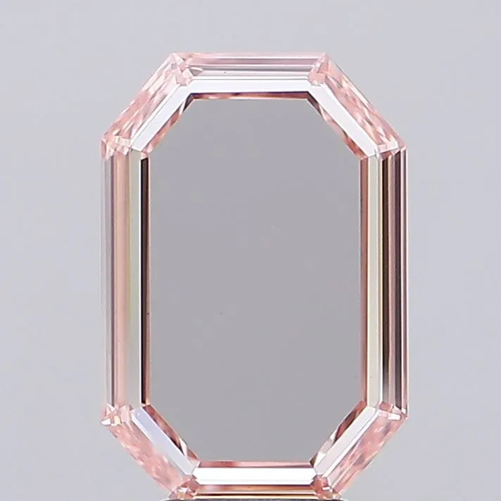3.02ct Emerald Lab Grown Diamond (Colour Fancy Pink, Clarity VVS2, IGI Certified)