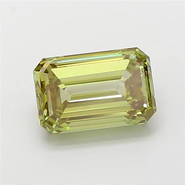 3.02ct Emerald Lab Grown Diamond (Colour Fancy Vivid Green, Clarity VS1, IGI Certified)