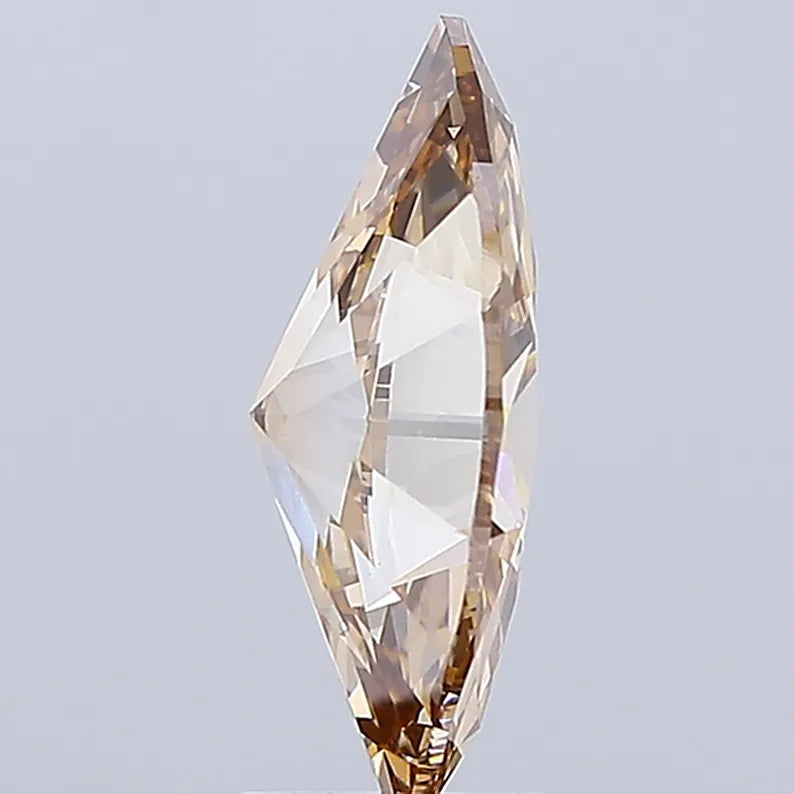 3.02ct Marquise Lab Grown Diamond (Colour Fancy Brown, Clarity VS1, Uncertified)