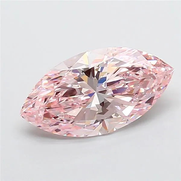 3.02ct Marquise Lab Grown Diamond (Colour Fancy Intense Pink, Clarity VS2, IGI Certified)
