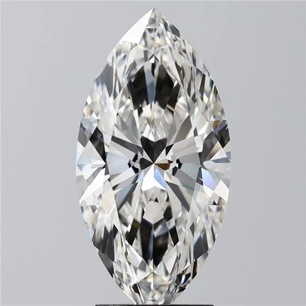 3.02ct Marquise Lab Grown Diamond (Colour G, Clarity VVS2, IGI Certified)