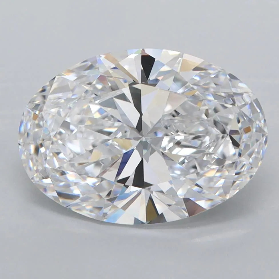 3.02ct Oval Lab Grown Diamond (Colour D, Clarity FL, IGI Certified)