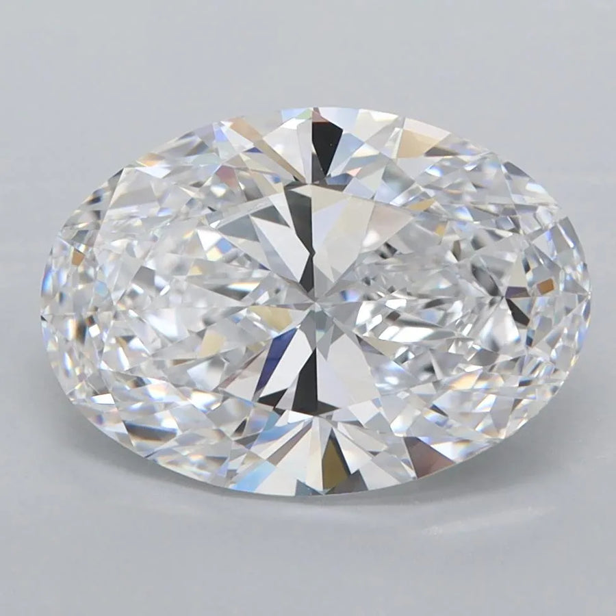 3.02ct Oval Lab Grown Diamond (Colour D, Clarity FL, IGI Certified)